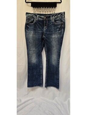 Silver Jeans Co Suki Mid Boot Jeans Size 18 L33 Y2K